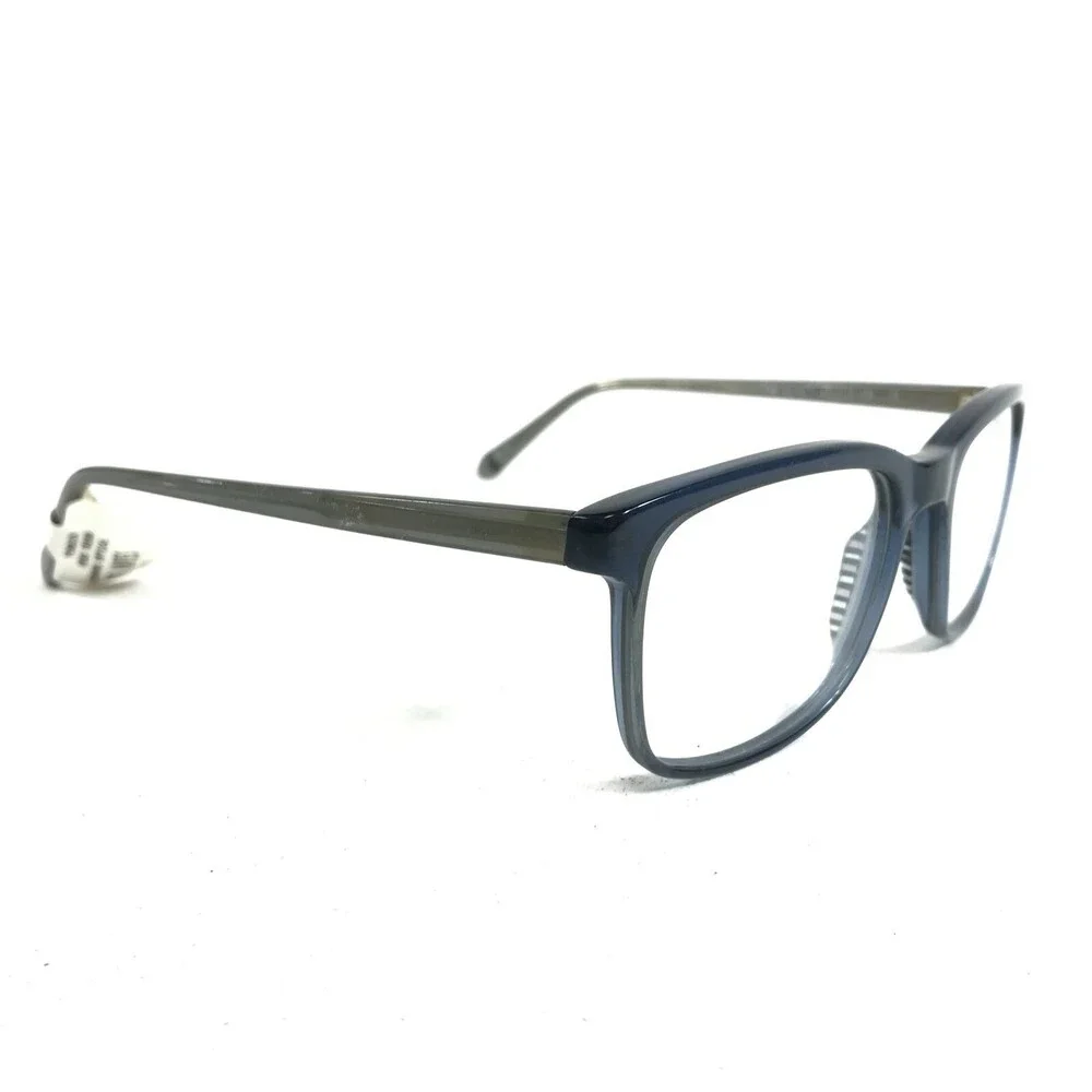 Penguin Eyeglasses Frames THE HAYES IN Clear Blue Gray Square Full Rim 52-19-140